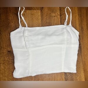 Wilfred white crop top XS